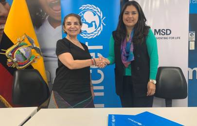 Representantes de MSD y UNICEF se juntan para discutir la mortalidad materno infantil